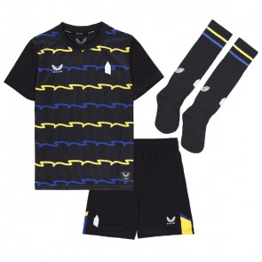 Everton Vitaliy Mykolenko #16 Tredjetrøje Børn 2025-26 Kortærmet (+ Korte bukser)